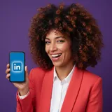 Lynn, die LinkedIn-Agentin von Masche & Matcha
